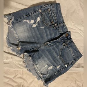 AMERICAN EAGLE SUPER STRETCH MIDI SHORTS SIZE 2